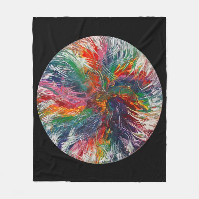 Manta Polar Rueda de colores espectrales (Anverso)