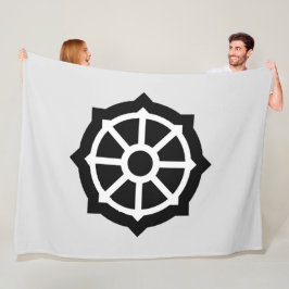 Manta Polar Rueda de Dharma (Budismo, hinduismo)