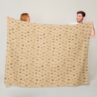 Manta Polar Runes Fleece Blanket
