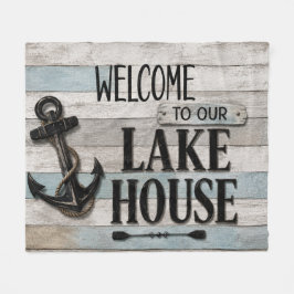 Manta Polar Rustic Lake House Anchor Nautical Coastal