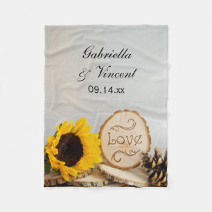 Manta Polar Rustic Sunflower Woodland Wedding