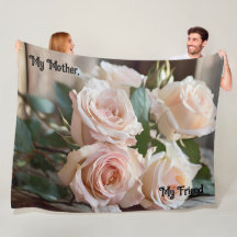 Rústica "Mi madre, mi amigo" rosas rosadas