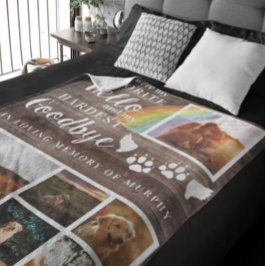 Manta Polar Rústica pintura imprime una foto en memoria de un