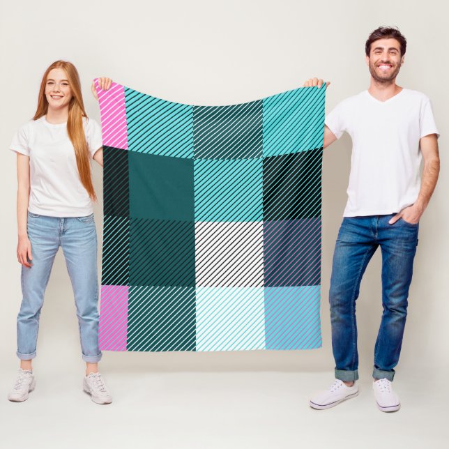 Manta Polar Rústica Placa contemporánea (In situ)