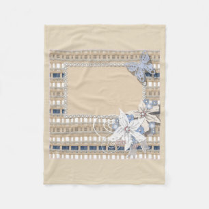 Manta Polar Rústico