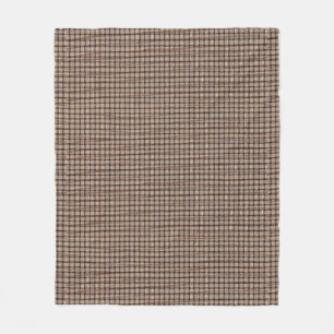 Manta Polar Rústico Burlap Basket Tejido Aspecto Fleece Blanke
