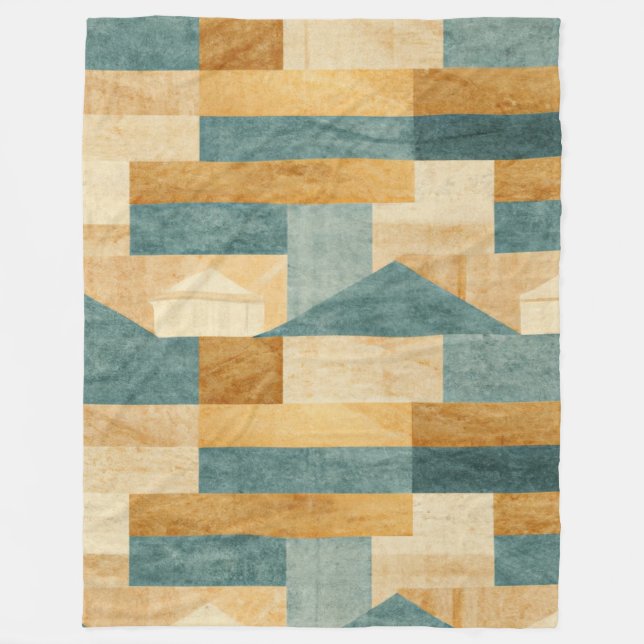 Manta Polar Rústico/Cabina/Lodge/Mountain (Anverso)