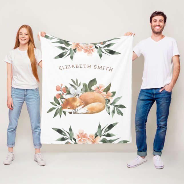 Manta Polar Rústico Zorro de Derramamiento Forestal de Woodlan (In situ)