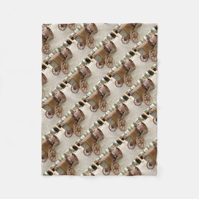 Manta Polar Rusto tractor vintage (Anverso)