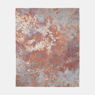 Manta Polar Rusty fondo metalizado