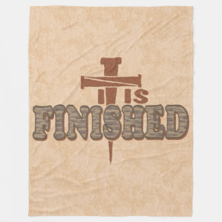 Manta Polar Rusty Nails Cruz del Cristo Diseño Cristiano