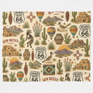 Manta Polar Ruta 66 de Nuevo México Cozy Mesa