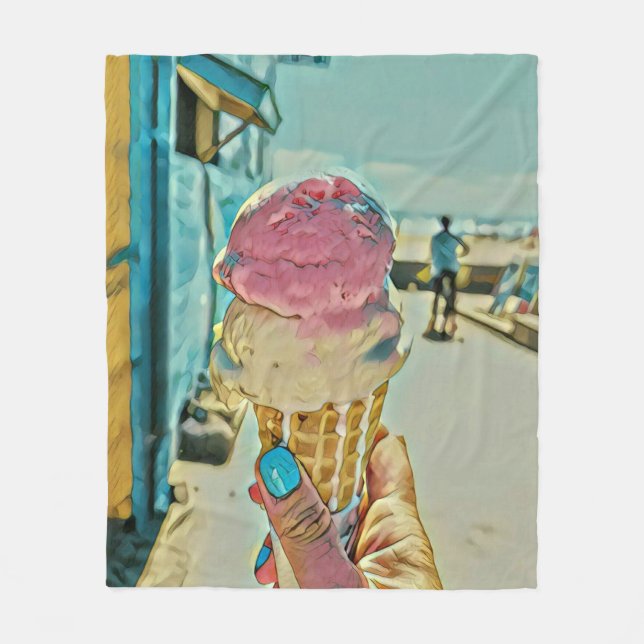 Manta Polar Sabor de helado (Anverso)