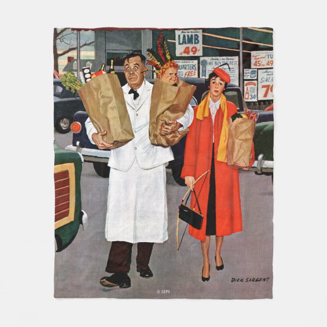 Manta Polar Saco por completo de problema (Anverso)