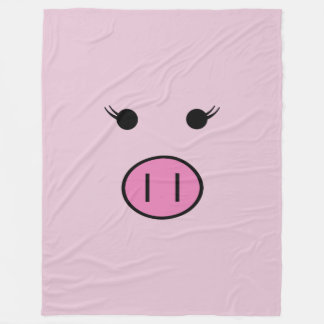 Manta Polar Sadie el cerdo rosado ~ Cute Girly Kawaii