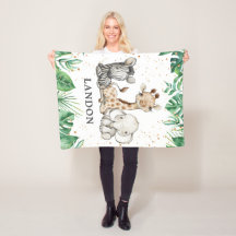 Safari acuarela Animales Niño Nursera