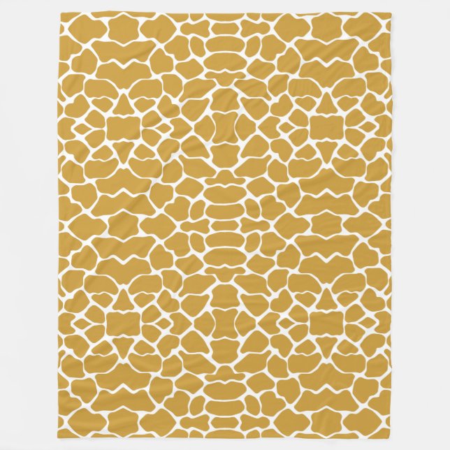 Manta Polar Safari Giraffe de Sudán Brown (Anverso)