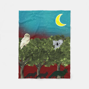 Manta Polar Safari Night Fleece Blanket