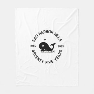 MANTA POLAR SAG HARBOR HILLS 75TH FLEECE BLANKET
