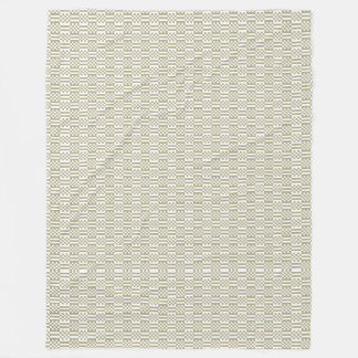 Manta Polar Sage Green Geometric Pattern Fleece Blanket