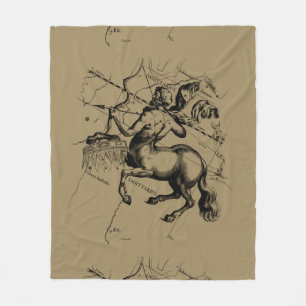Manta Polar Sagittarius Constellation Hevelius 1690 Grabado