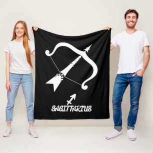 Manta Polar Sagittarius Silhouette Fleece Blanket