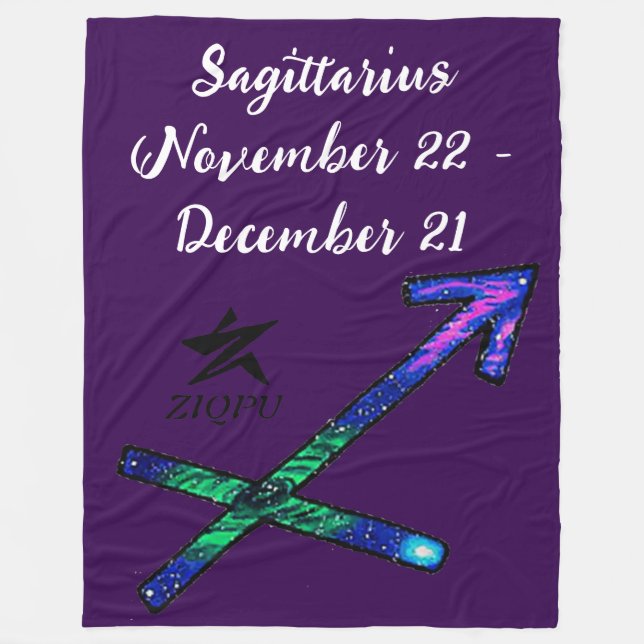 Manta Polar Sagittarius Throw Blanket (Anverso)