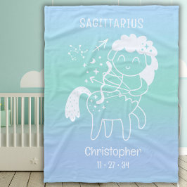 Manta Polar Sagittarius Zodiac Star Name Birdate Blue Baby