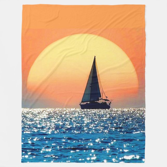 Manta Polar Sailboat Ocean Sunset (Anverso)