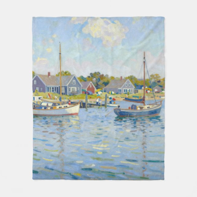 Manta Polar Sailboats Impressionism New England (Anverso)