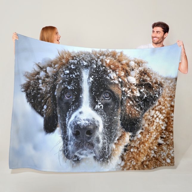 Manta Polar SAINT BERNARD en la NIEVE (In situ)