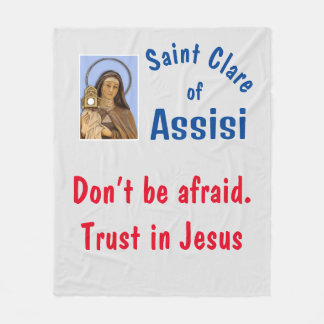 Manta Polar Saint Clare Assisi