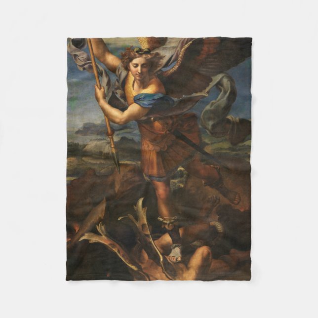 Manta Polar Saint Michael Vanquishing Satan (Anverso)
