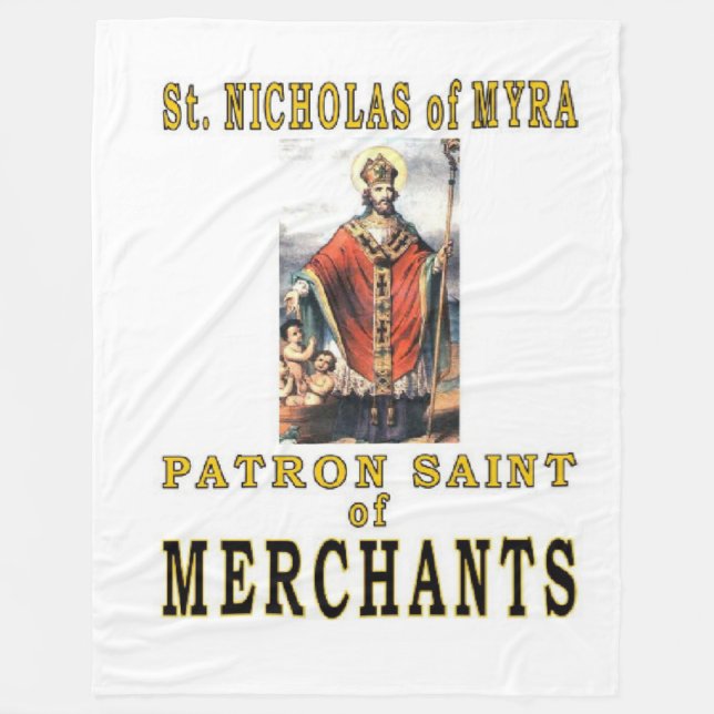 Manta Polar SAINT NICHOLAS de MYRA (Anverso)