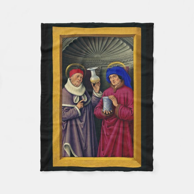 Manta Polar Saints Cosmas and Damian de Jean Bourdichon (Anverso)