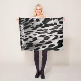 Manta Polar Sal y pimienta escondidas