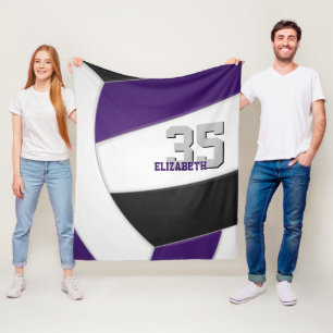 Manta Polar sala de deportes color violeta del equipo de volei