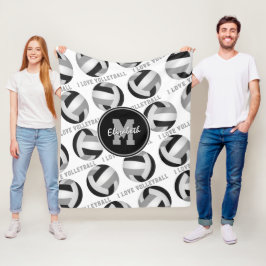 Manta Polar sala de deportes gris negra me encanta el patrón d