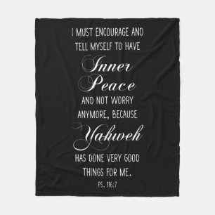 Manta Polar Salmo 116:7 Escritura Biblia Verse Prayer