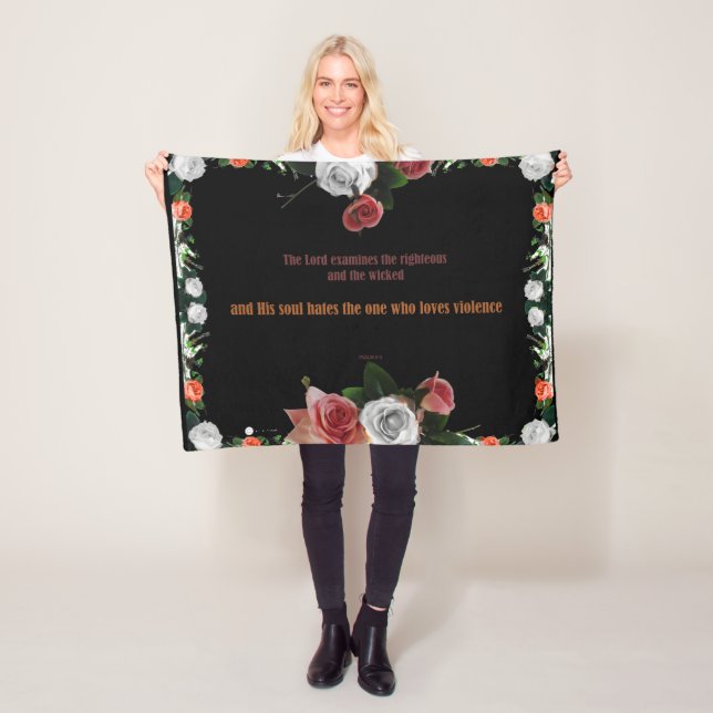 Manta Polar Salmo 11:5, No hay violencia (In situ)