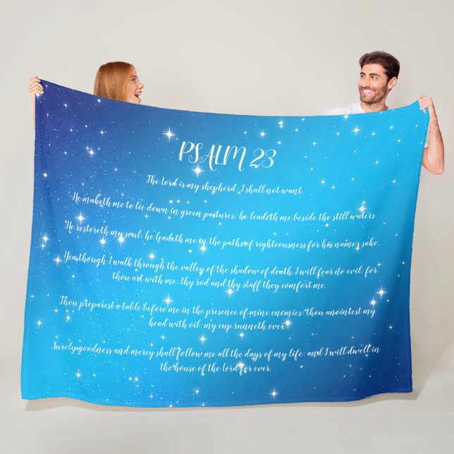 Manta Polar Salmo 23 Oración (In situ)