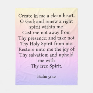 Manta Polar Salmo 51:10-12