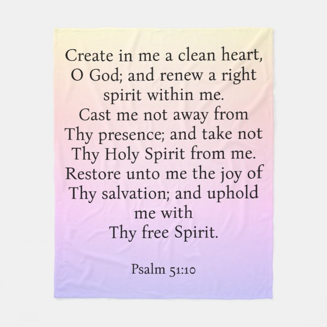 Manta Polar Salmo 51:10-12 (Anverso)
