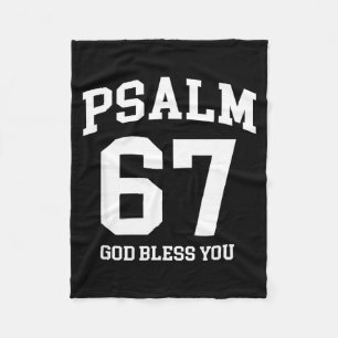 Manta Polar Salmo 67 Cristiano 6 7 Seis Siete Jesús Chistoso M