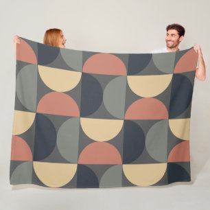 Manta Polar Salmón de carbón de medio siglo moderno