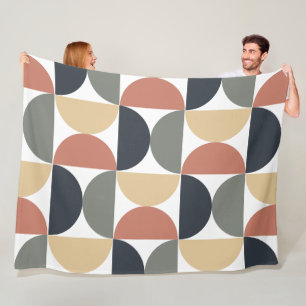 Manta Polar Salmón de carbón de medio siglo moderno