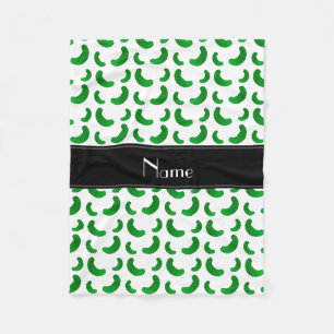 Manta Polar Salmueras verdes blancas conocidas personalizadas