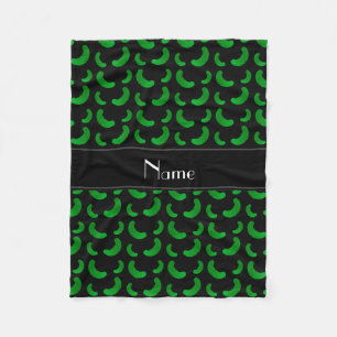 Manta Polar Salmueras verdes negras conocidas personalizadas