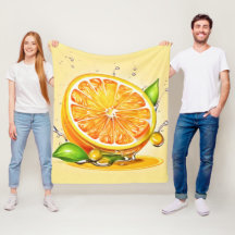 Salpicadura de rebanada de naranja