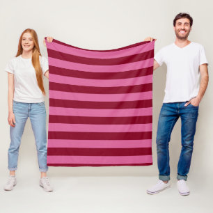 Manta Polar Salsa Flamingo Stripe Rosa